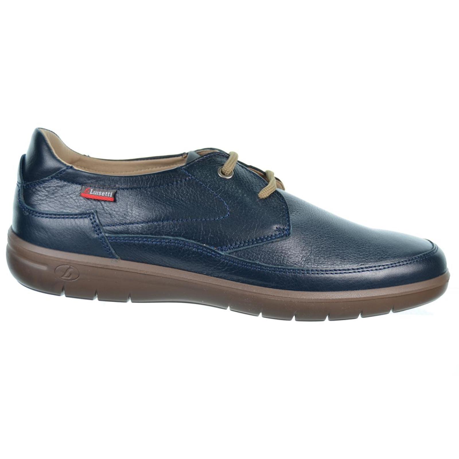 Luisetti 32303 Zapato Casual Piel Acolchado Cordones Hombre