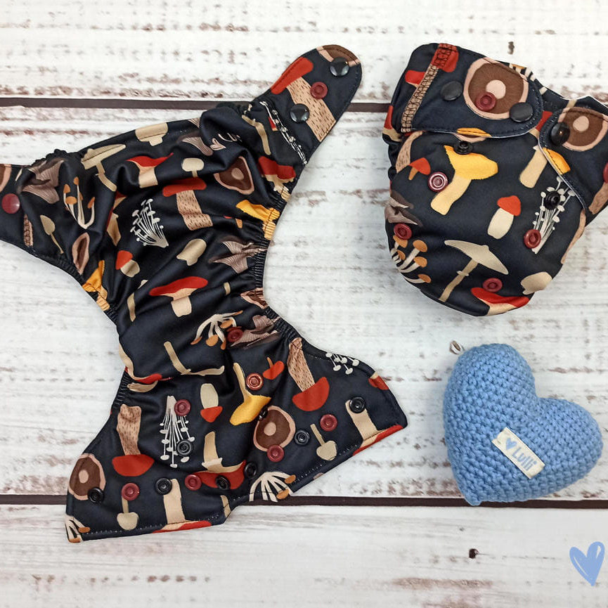 Pañal rellenable Lulli Mushrooms