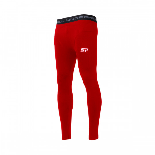 Malla larga SP Fútbol Térmica Niño Rojo