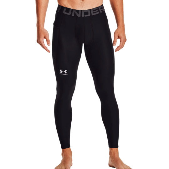 Malla larga Under Armour HeatGear Armour Black-White