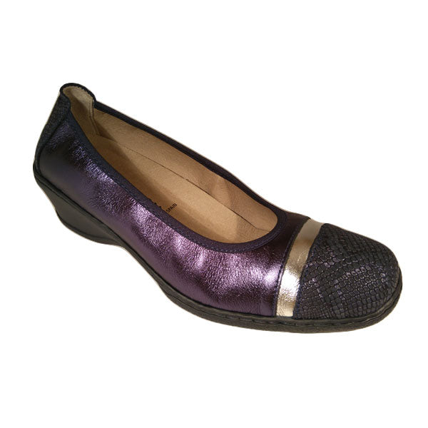Zapato salón combinado Notton