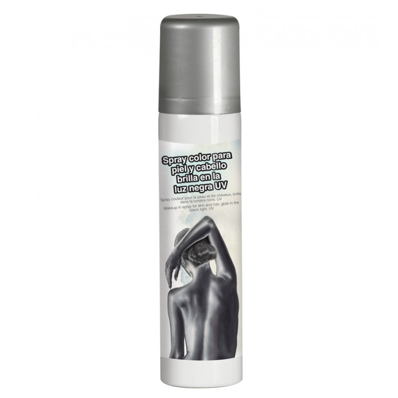 Maquillaje en spray plata para cuerpo y cara-19-2D2-17122