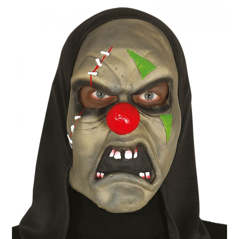 Máscara de Payaso Zombie, Látex-2E16-100-2395