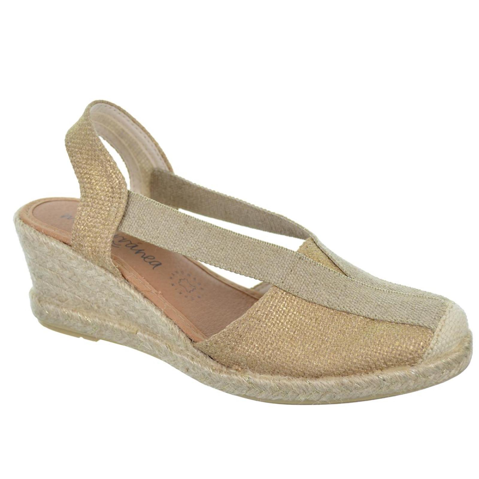 Mediterranea 40164 Alpargata Confort Piso Cuña Yute Mujer