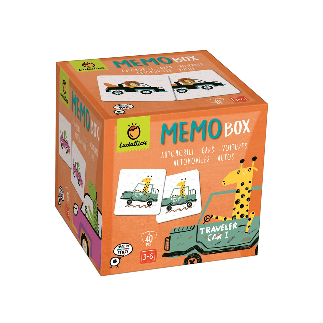 Juego de memoria Ludattica MemoBox Automóviles