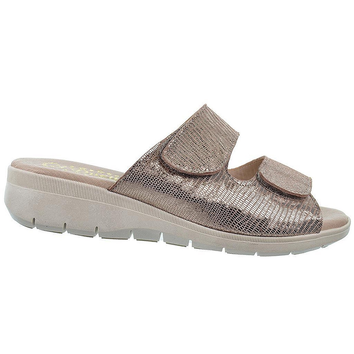 400 Miba Zueco Confort Piel Velcro Pies delicados Mujer