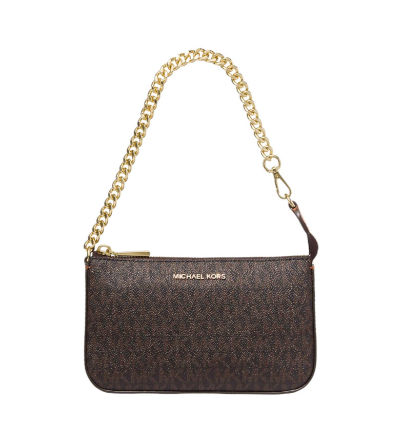 Michael Kors Bolso de hombro Jet Set marrón