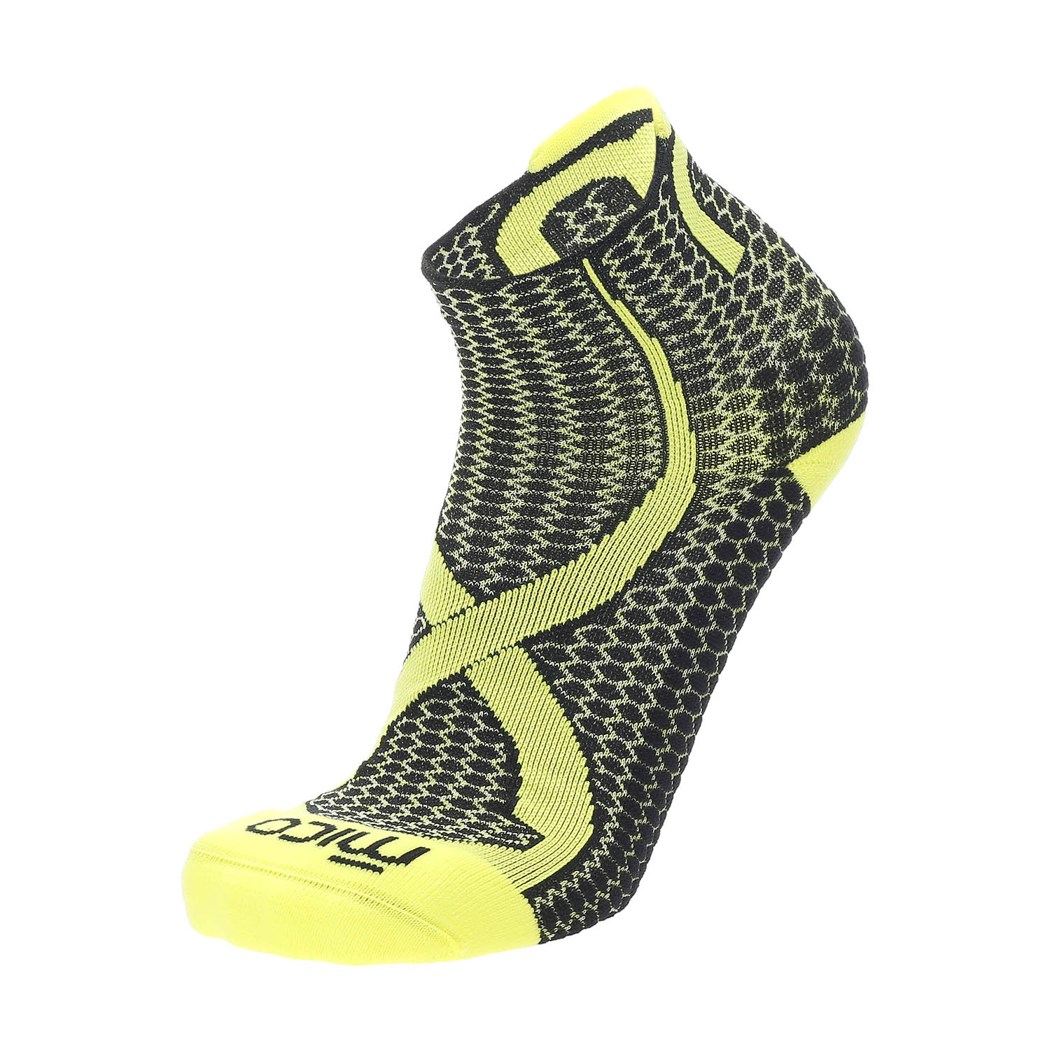 Mico Odor Zero Light Weight Calcetines Nero/Giallo Fluo