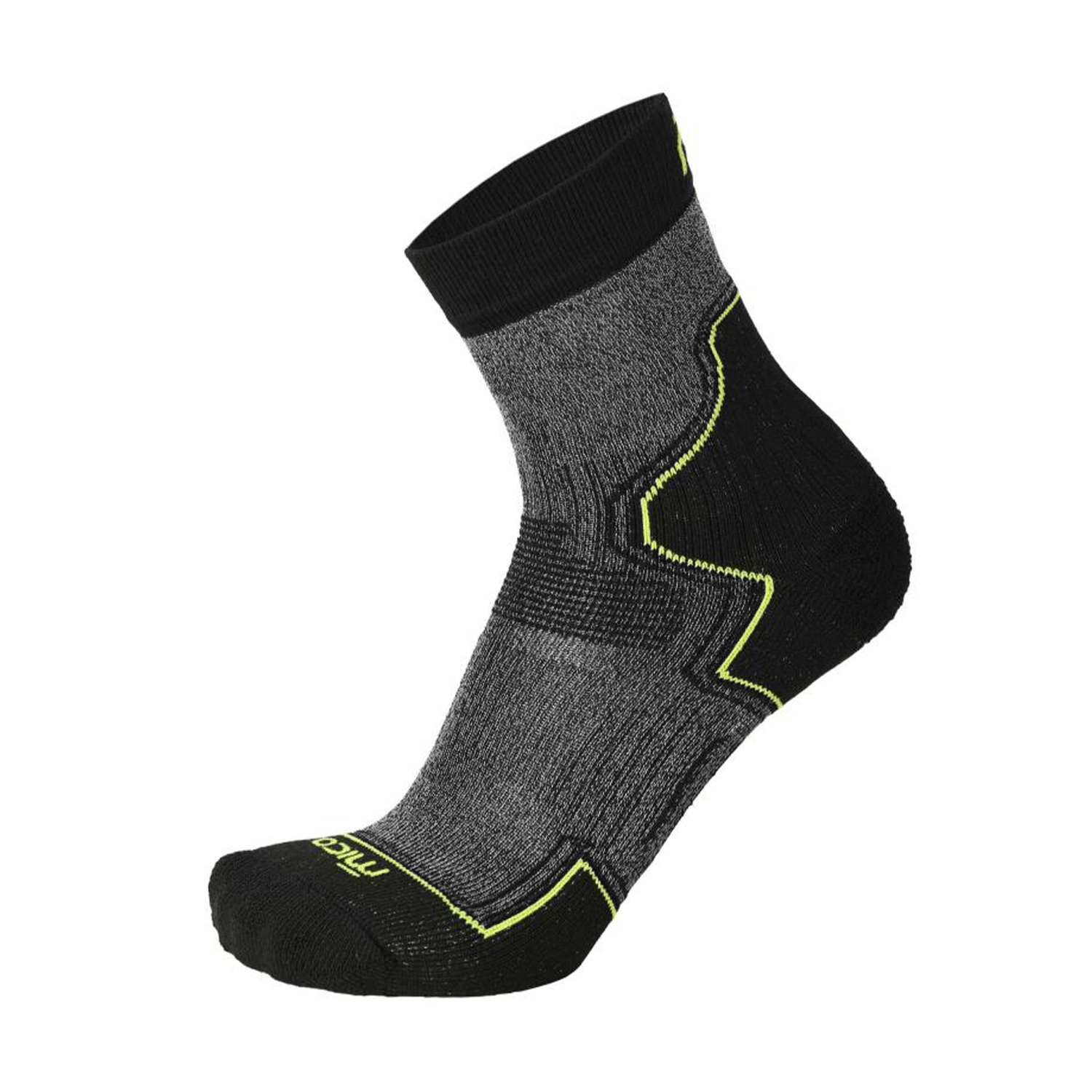 Mico Ever Dry Protech Light Weight Calcetines Nero/Giallo Fluo