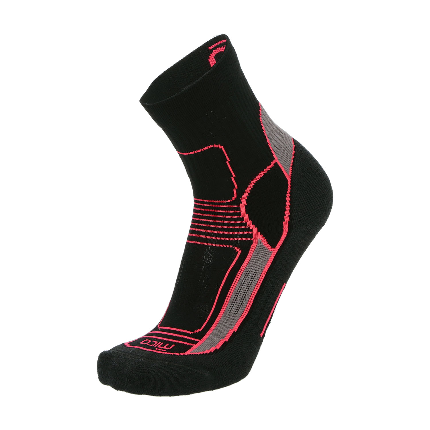Mico Extra Dry Medium Weight Calcetines Mujer Nero/Pop Star