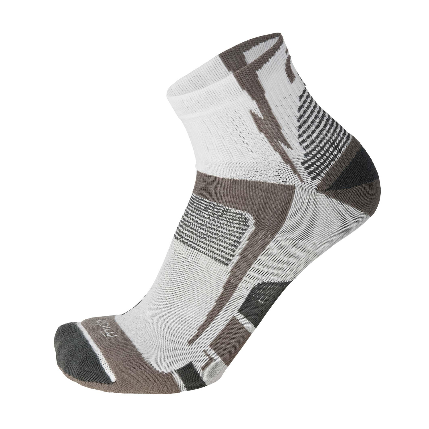 Mico X-Static Light Weight Odor Zero Calcetines Bianco/Grigio