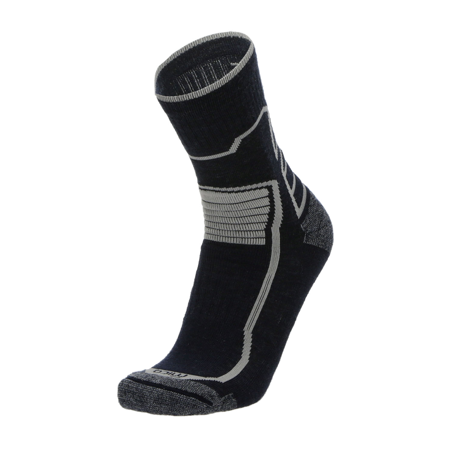 Mico Warm Control Merinos Calcetines Blu Melange