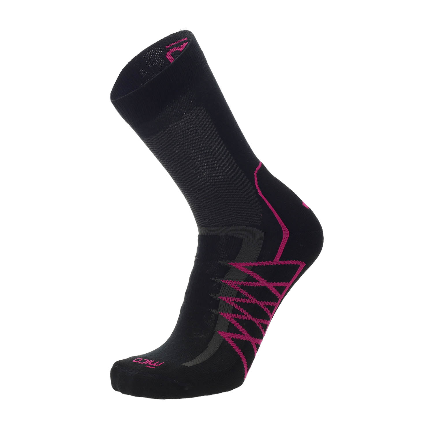 Mico Extra Dry Outlast Medium Weight Calcetines Nero/Fucsia