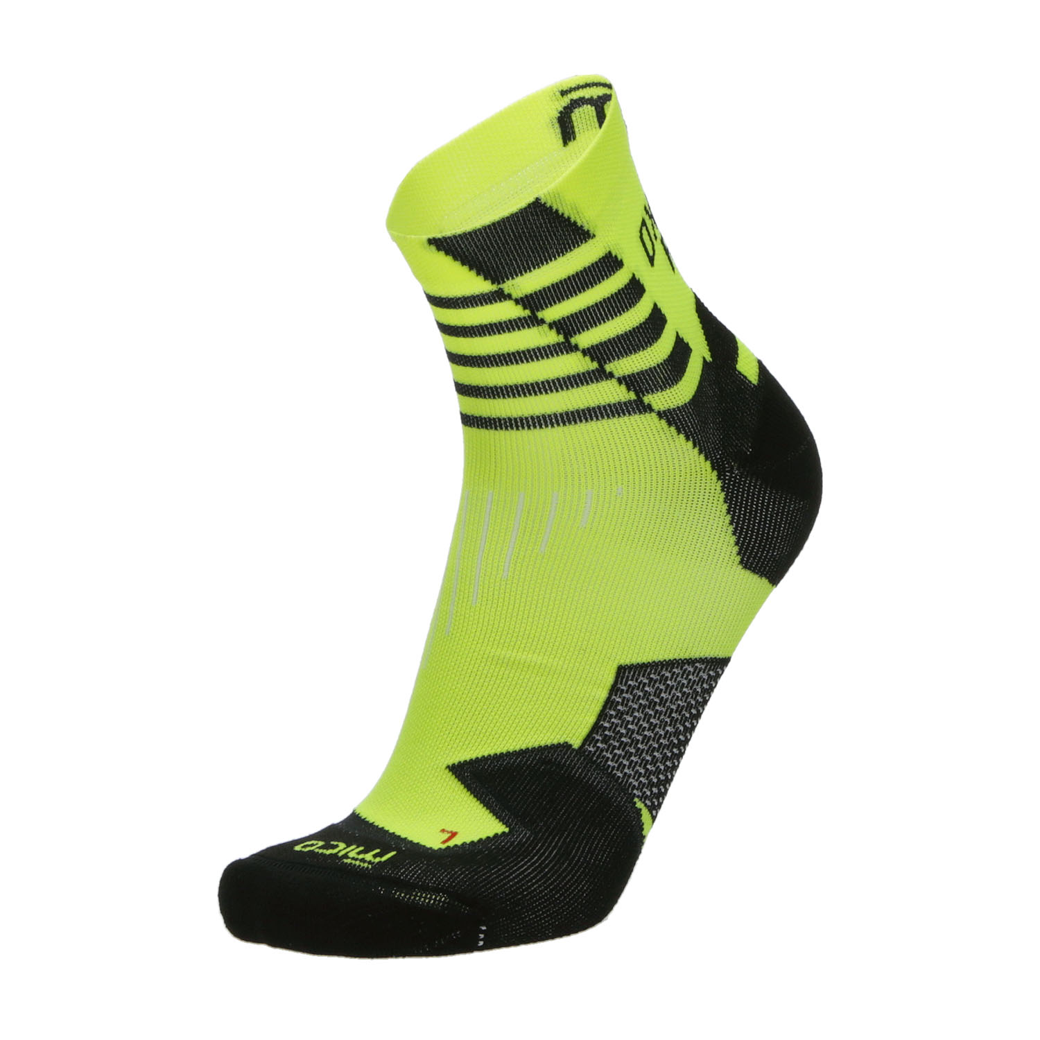 Mico Oxi-jet Light Weight Compression Calcetines Giallo Fluo