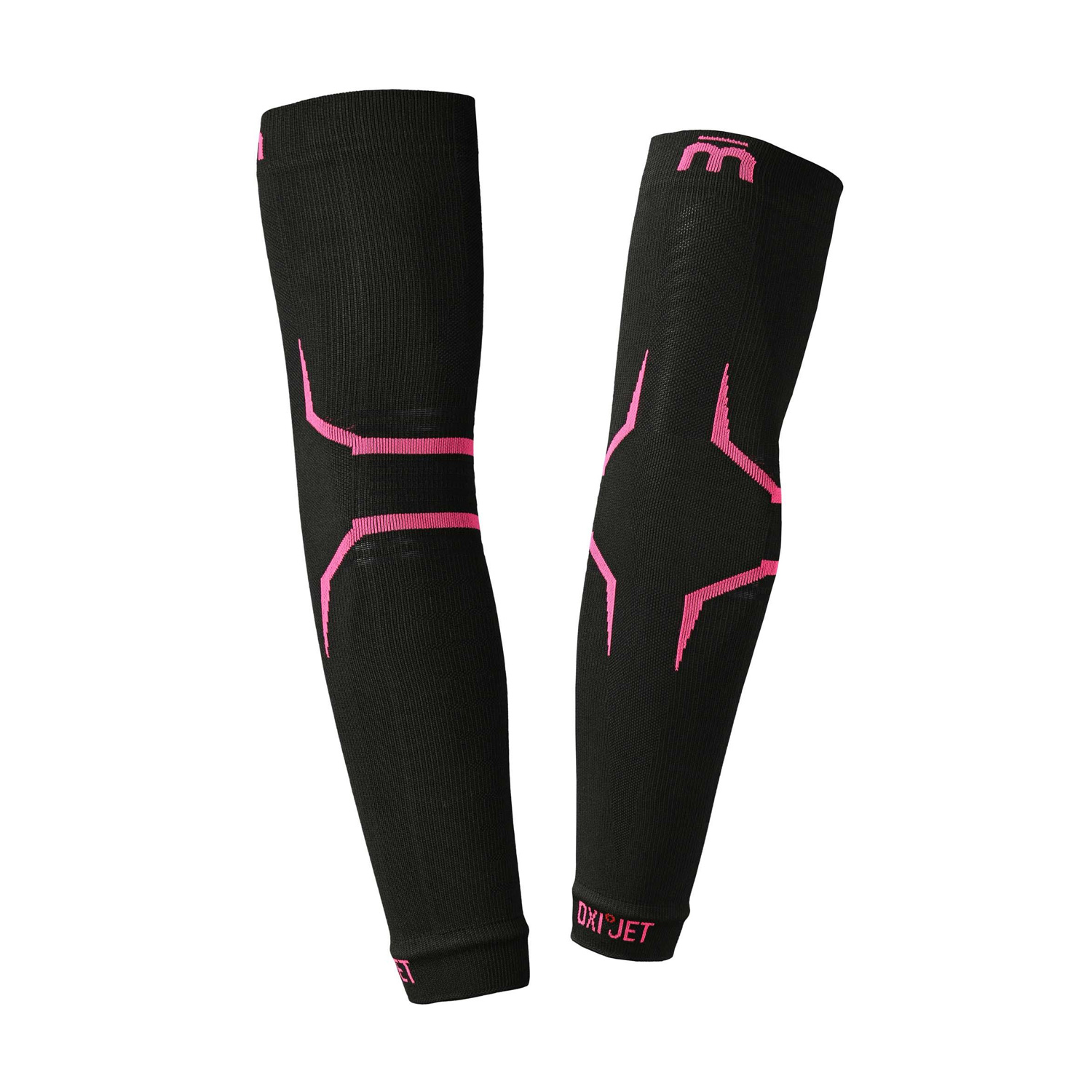 Mico Oxi-Jet Mangas de Compresión Nero/Fucsia Fluo