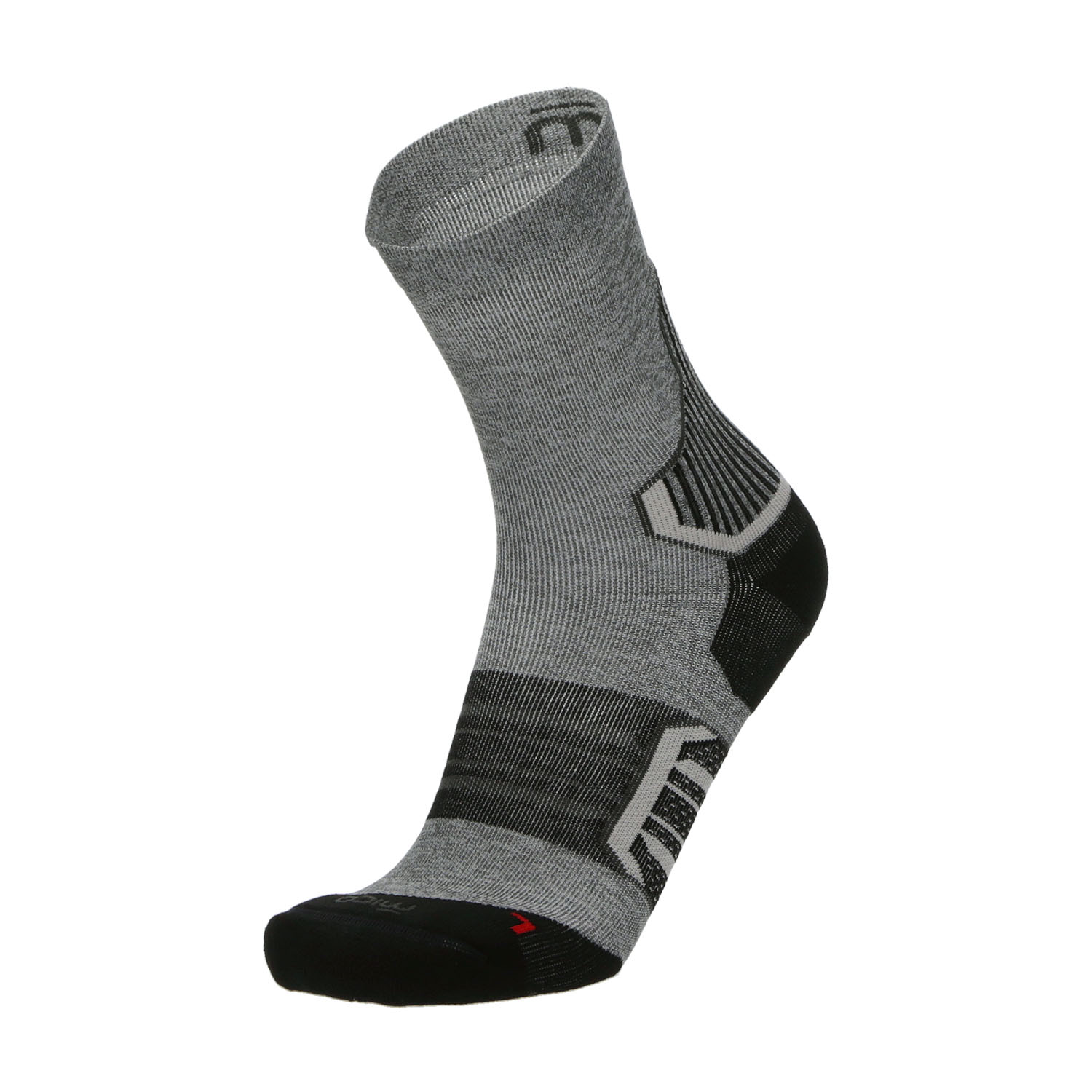 Mico Compression Oxi-Jet Protech Medium Weight Calcetines Grigio Melange