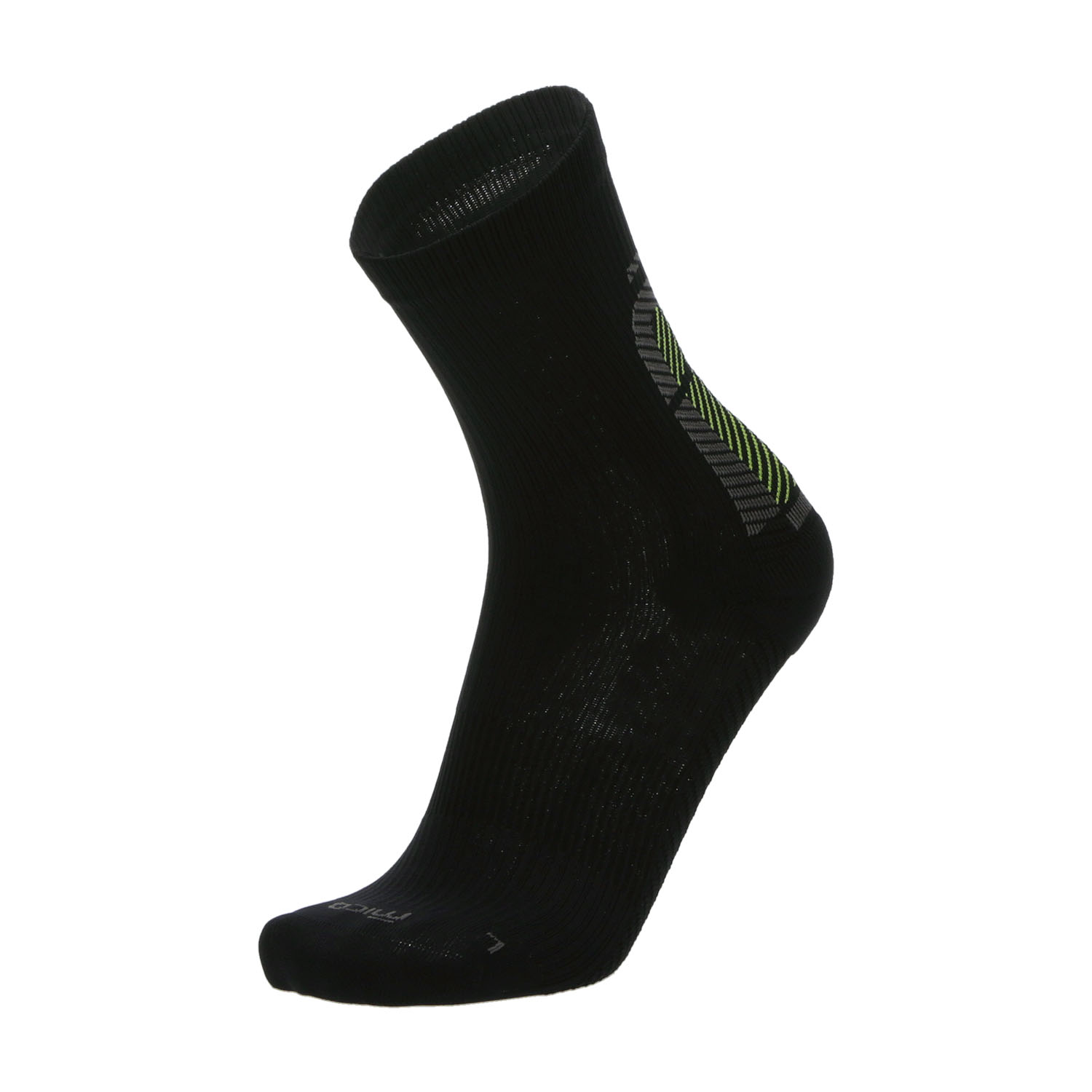 Mico Pro X-Performance Light Weight Calcetines Nero/Giallo Fluo