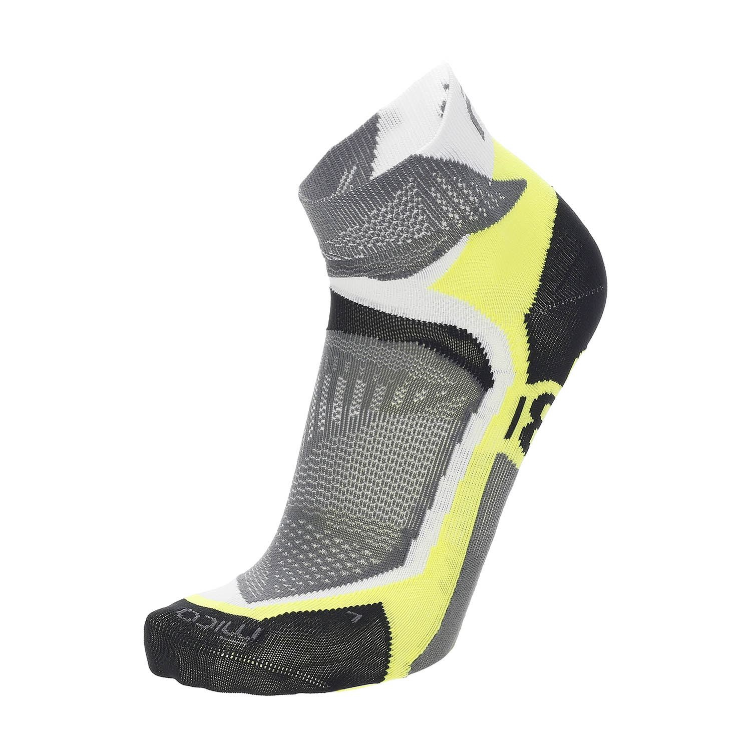 Mico X-Performance X-Light Calcetines Bianco/Giallo Fluo