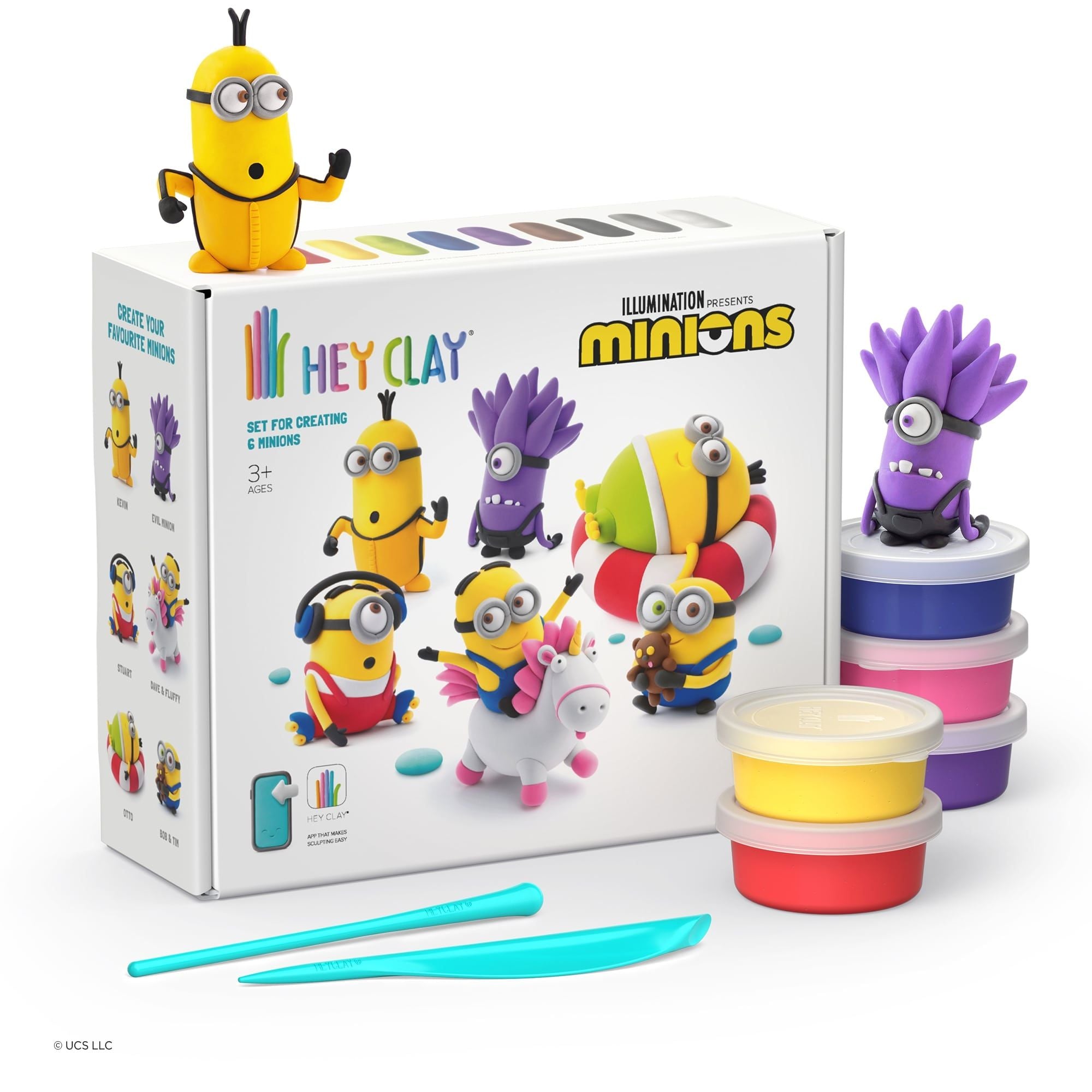 Plastilina Interactiva Minions - Hey Clay