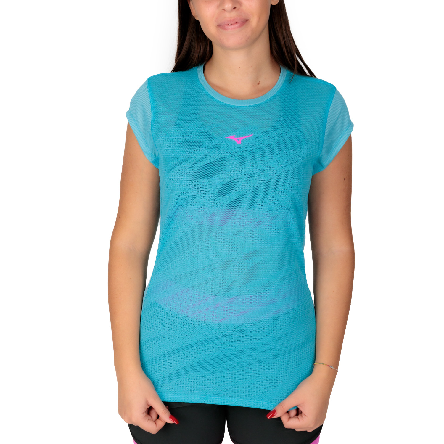 Mizuno Aeroflow Camiseta Maui Blue