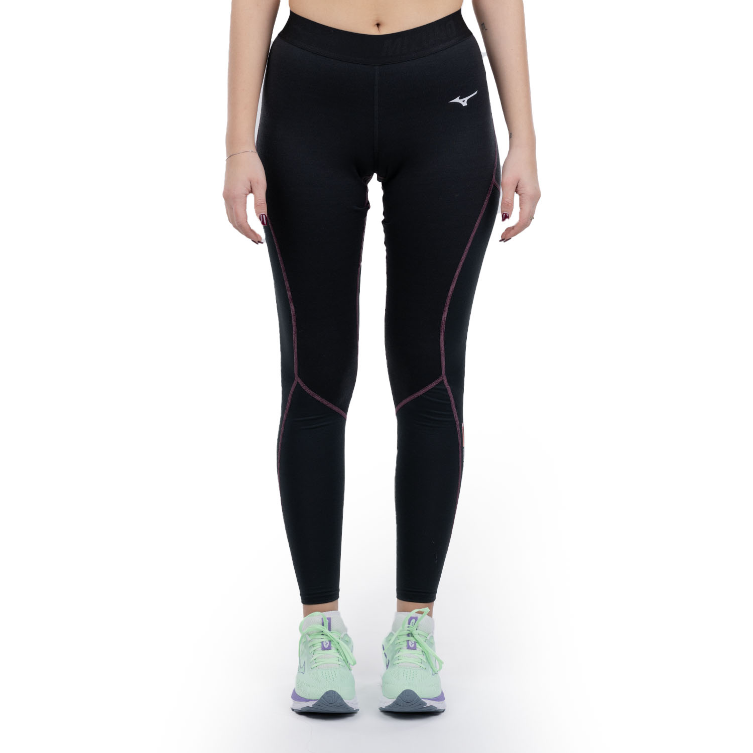 Mizuno Merino Wool Mallas Black/Violet Quartz