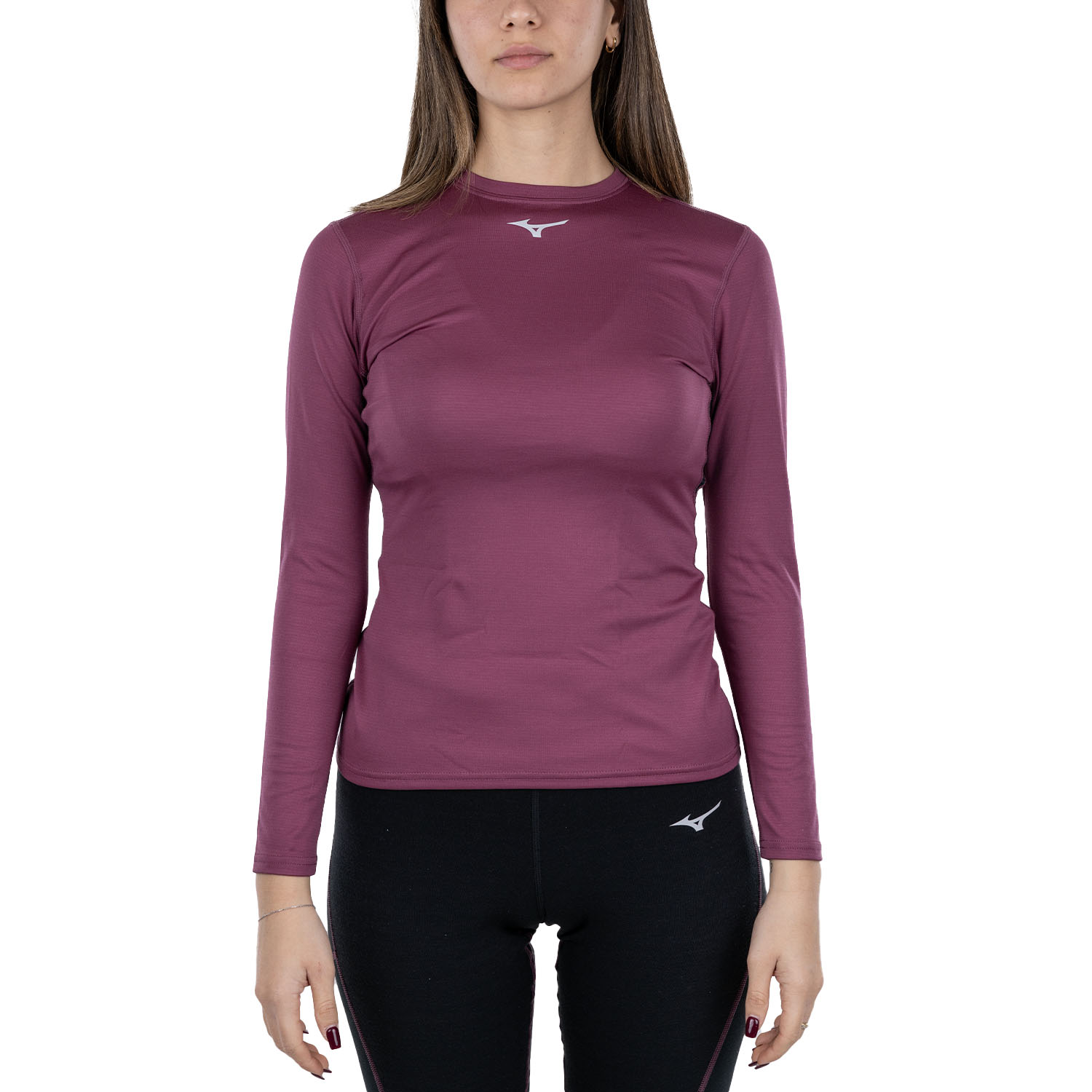 Mizuno Mid Weight Breath Thermo Camisa Violet Quartz