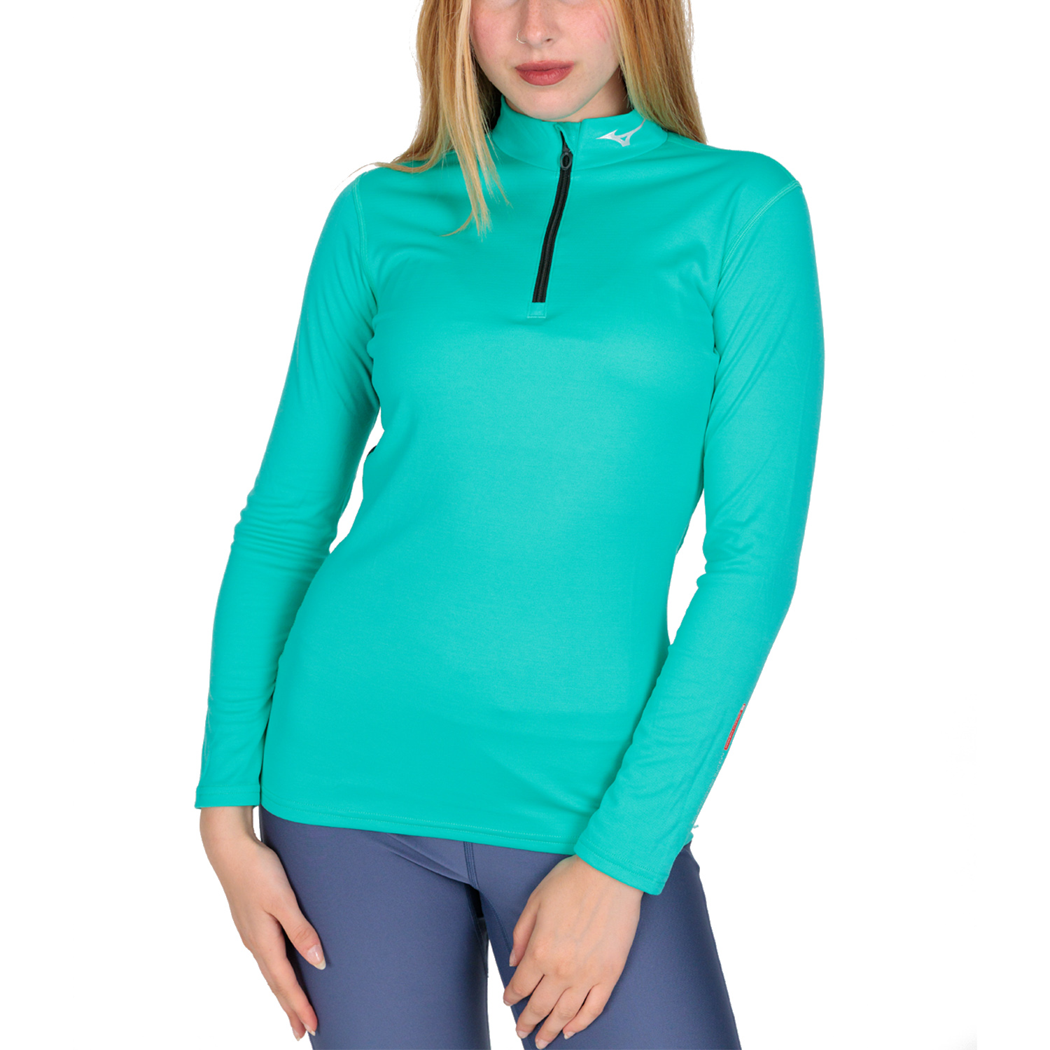 Mizuno Mid Weight Breath Thermo Logo Camisa Atlantis