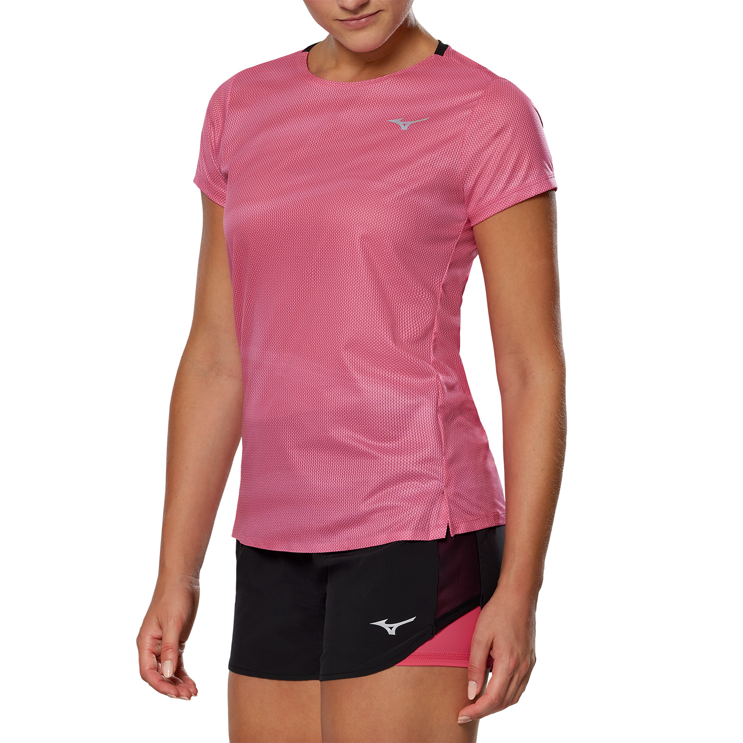 Mizuno Premium Aero Camiseta Sangria Sunset