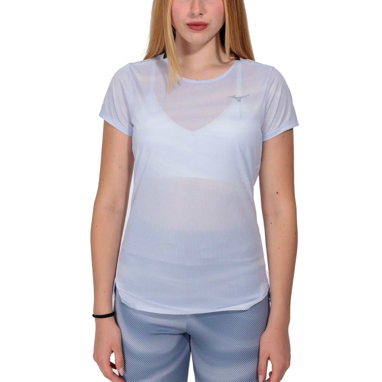 Mizuno Premium Aero Camiseta Snow White/Thistle