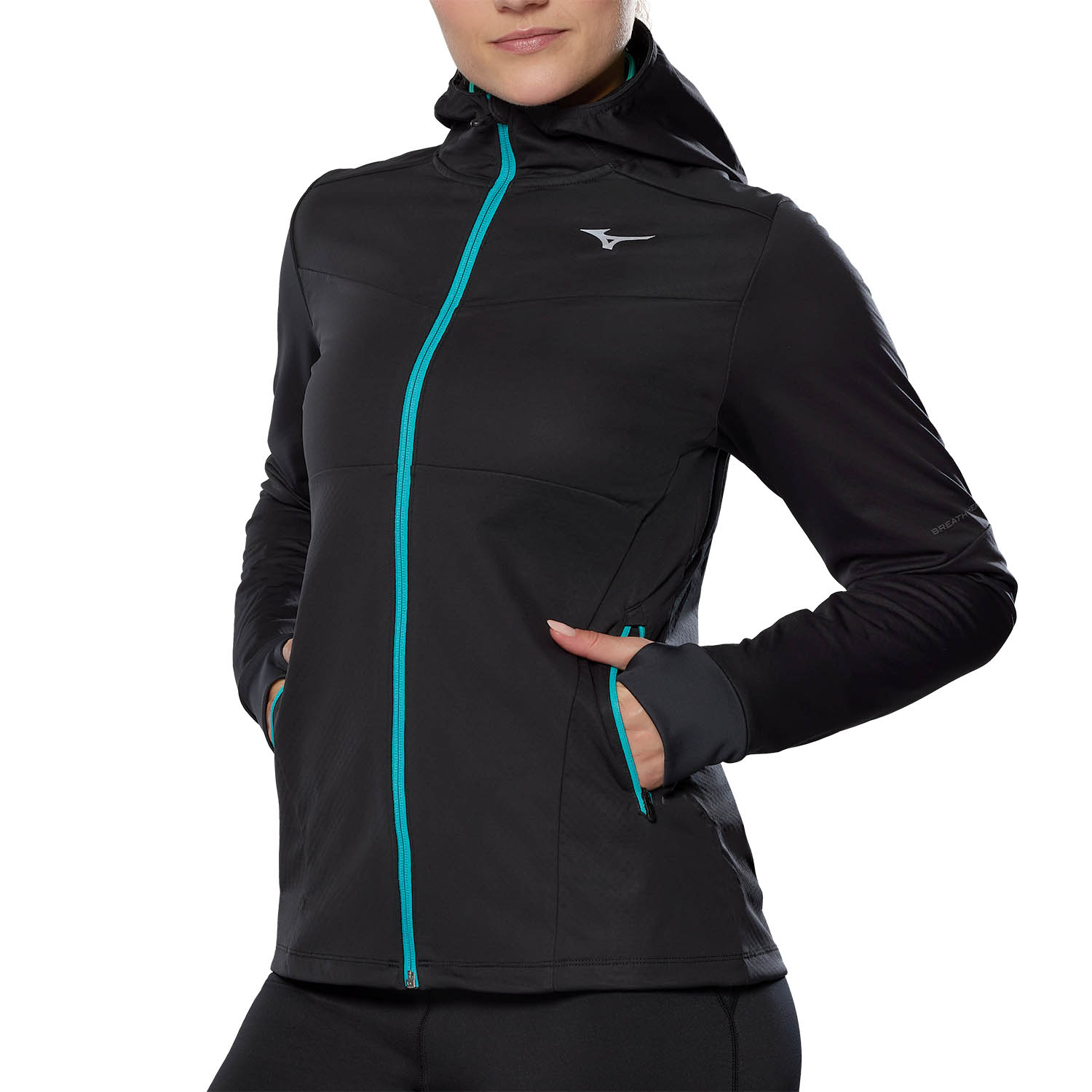 Mizuno Thermal Charge BT Chaqueta Black/Atlantis