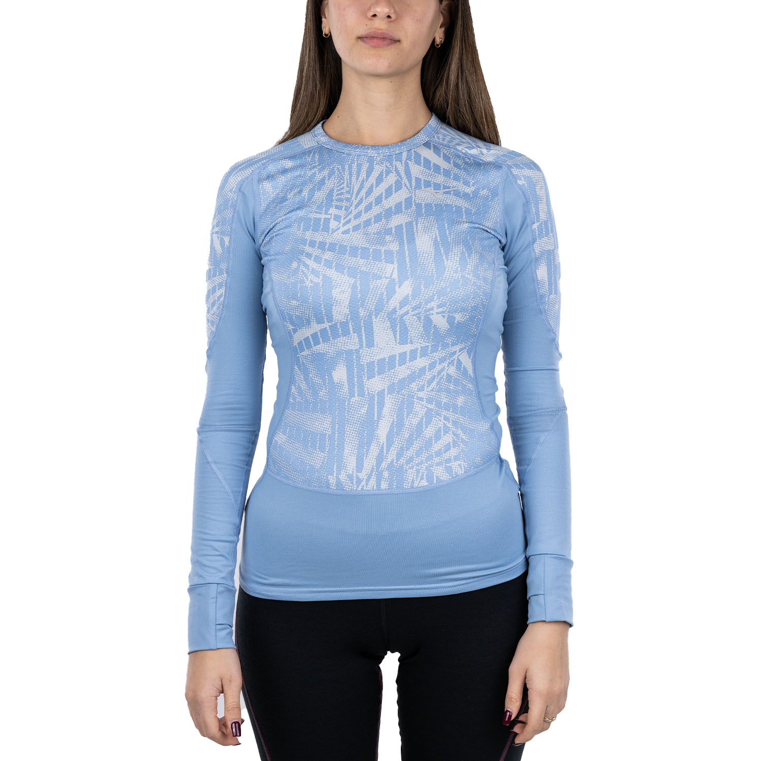 Mizuno Virtual Body G4 Crew Logo Camisa Glacier Lake
