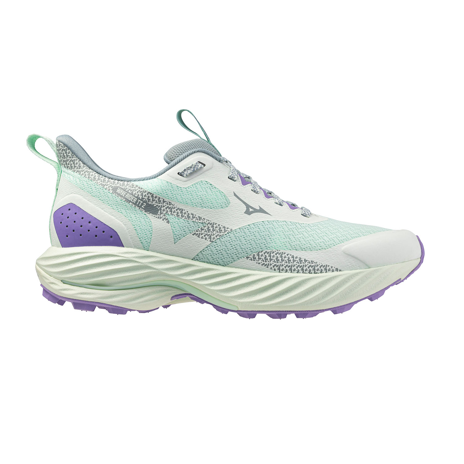 Mizuno Wave Rider TT 2 Zapatillas Trail Running Mujer Bay/Hint Of Mint/Paisley Purple