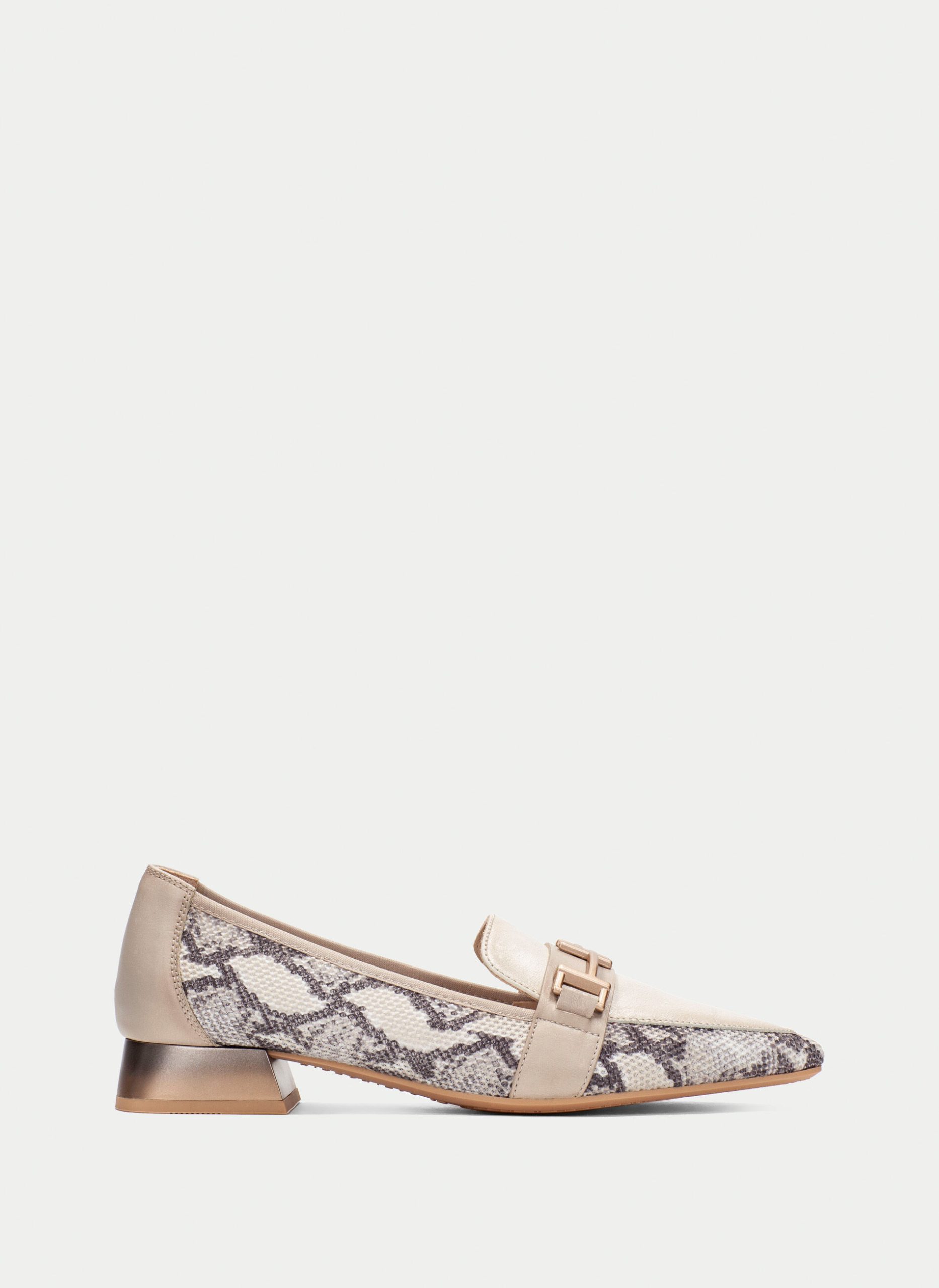 Mocasin dali python-taupe-SHV253816