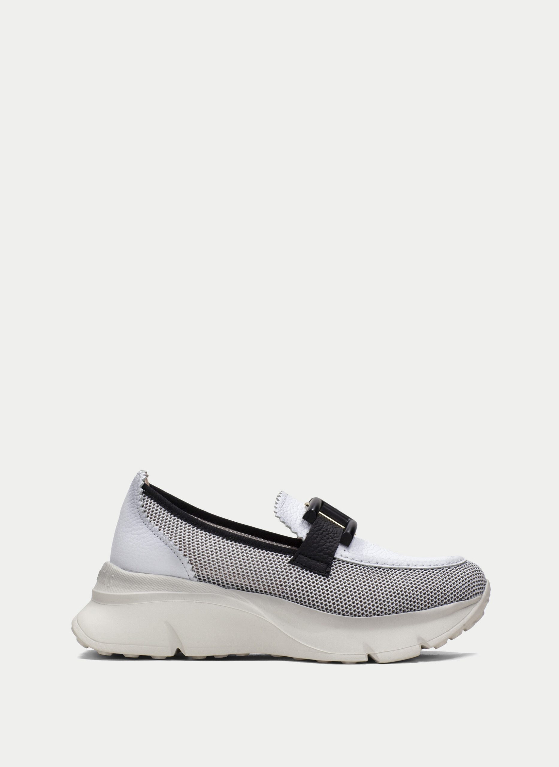 Mocasin Sport hawai blanco-negro-HV243306