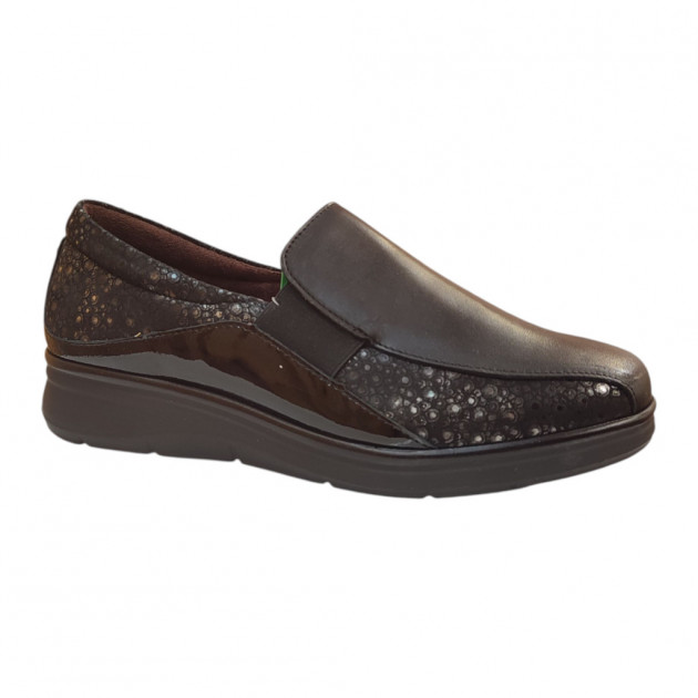 Mocasines Pitillos negros clásicos para mujer