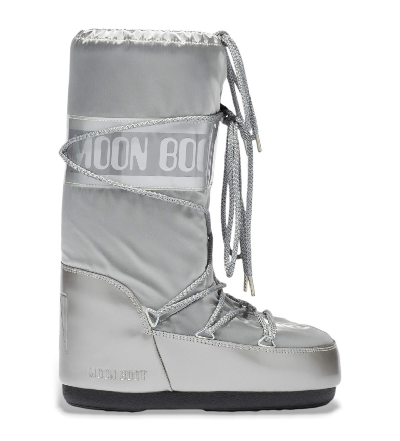 Moon Boot Botas Icon Glance plateado