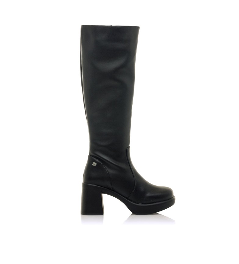 Mustang Botas Eliana negro -Altura tacón 6cm-