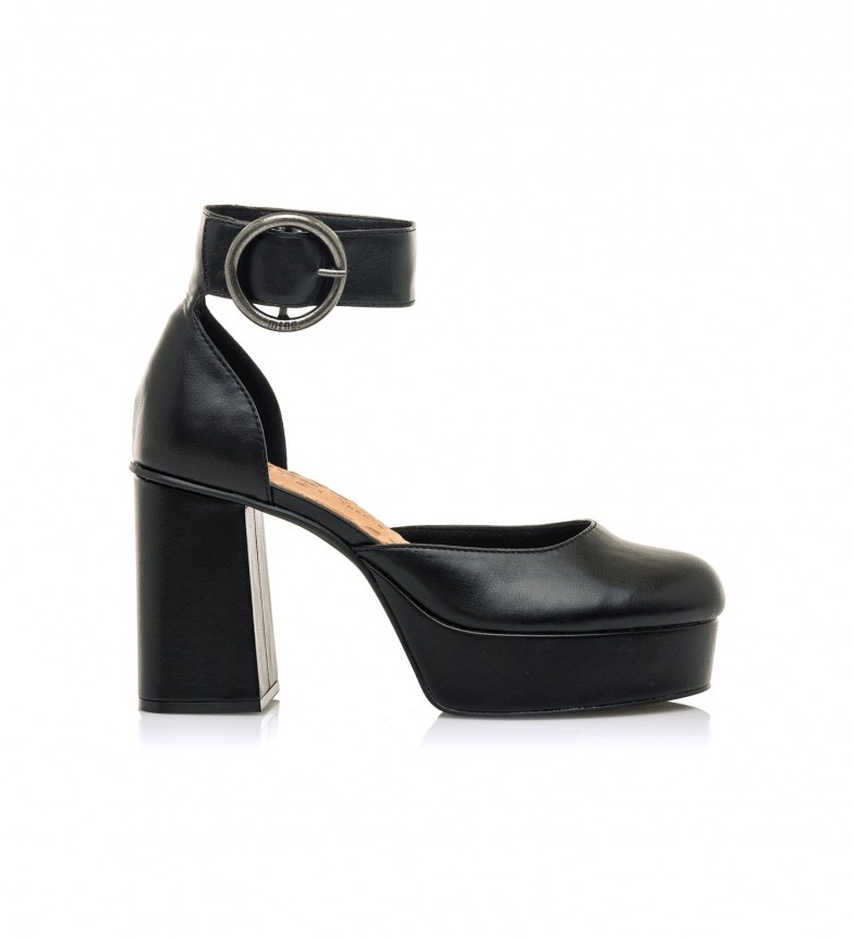 Mustang Sandalias Sindy negro -Altura tacón 9cm-