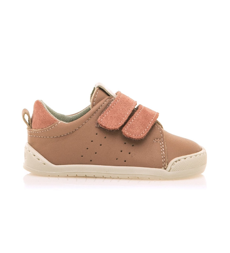 Mustang Kids Zapatillas de piel Casual Free marrón