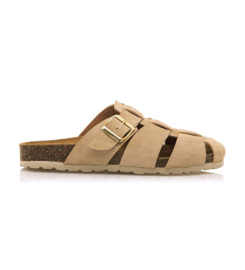 Mustang Sandalias de Piel Liliane beige
