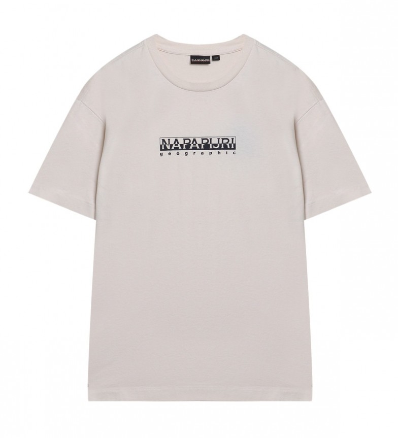 Napapijri Camiseta S-Box Ss 3 beige