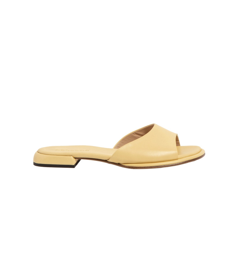Neosens Sandalias pala de piel S3153 amarillo