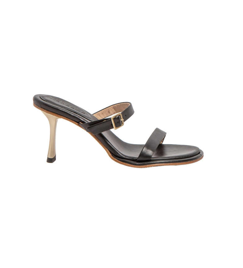 Neosens Sandalias de piel S3194 negro -Altura tacón 8cm-