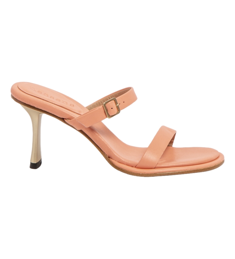 Neosens Sandalias de piel S3194 Nappa naranja -altura tacón: 8cm-