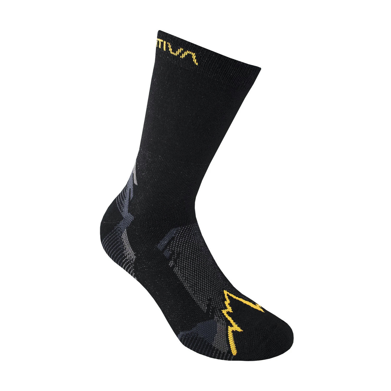 La Sportiva X-Cursion Logo Calcetines Black/Yellow