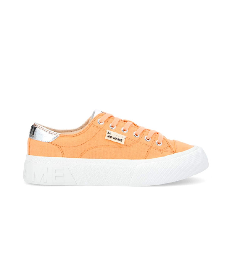 NO NAME Zapatillas de lona con algodón reciclado Reset Sneaker naranja