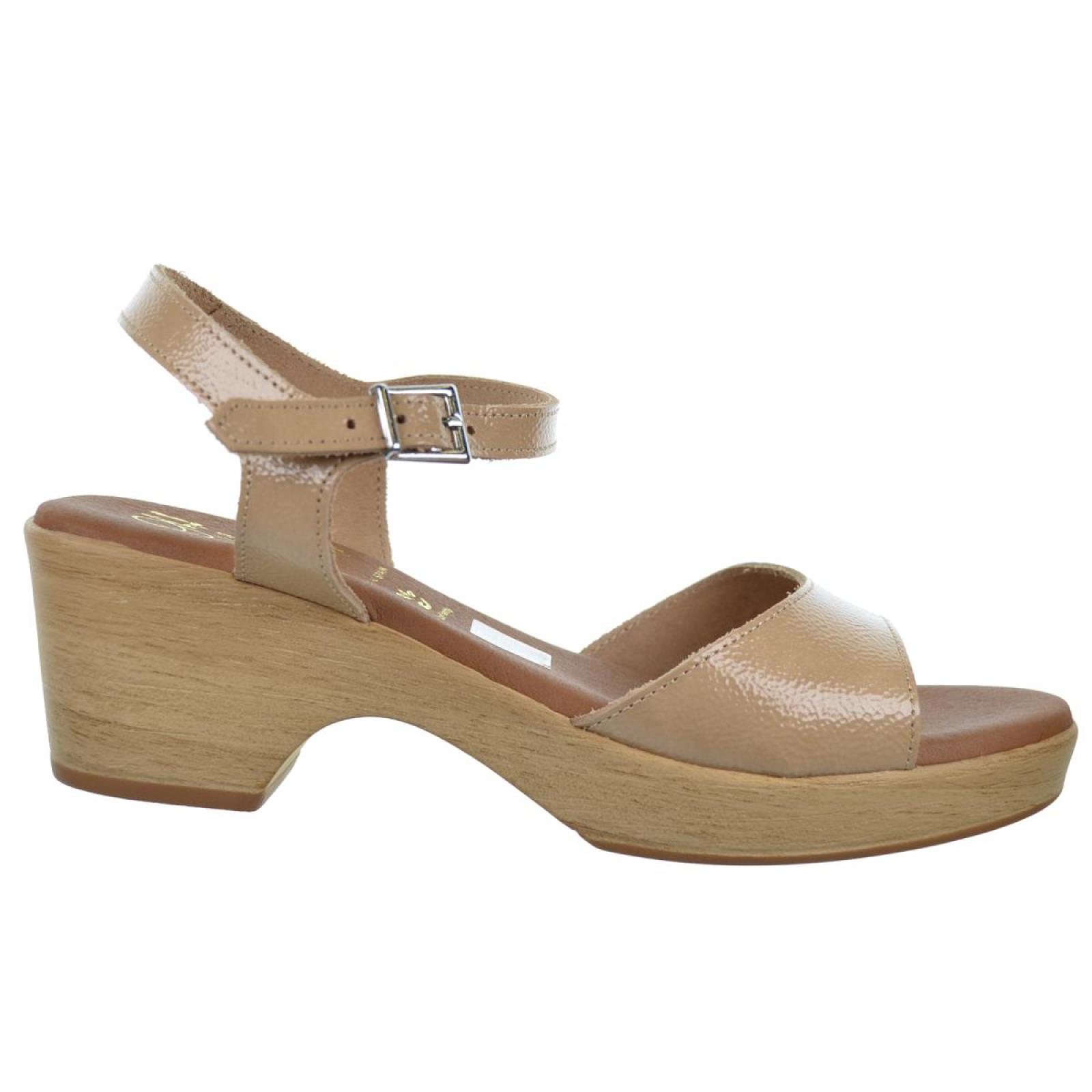 Oh My Sandals 5377 Sandalia Piel Tacón Plataforma Mujer