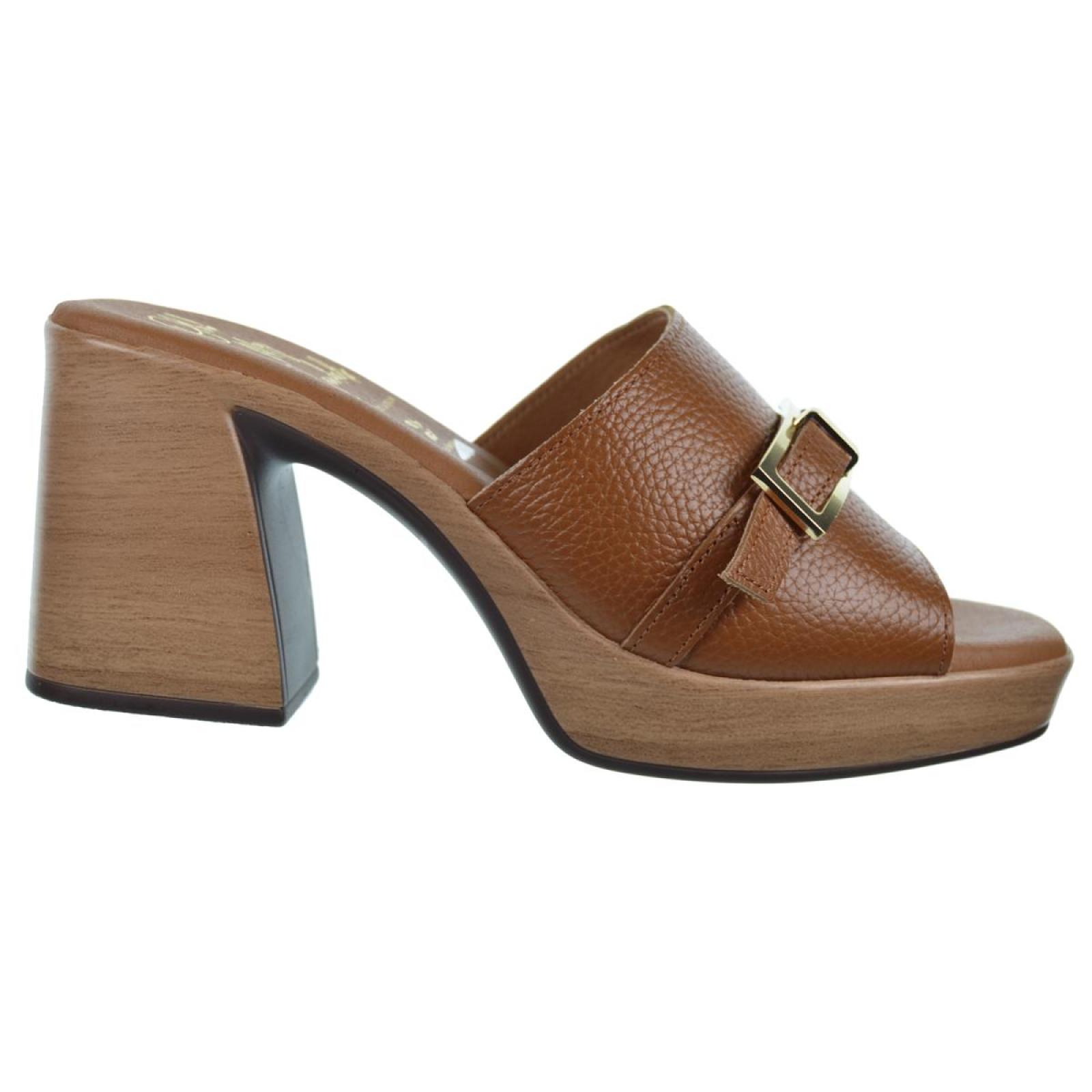 Oh My Sandals 5396 Sandalia Piel Tacón Plataforma Mujer