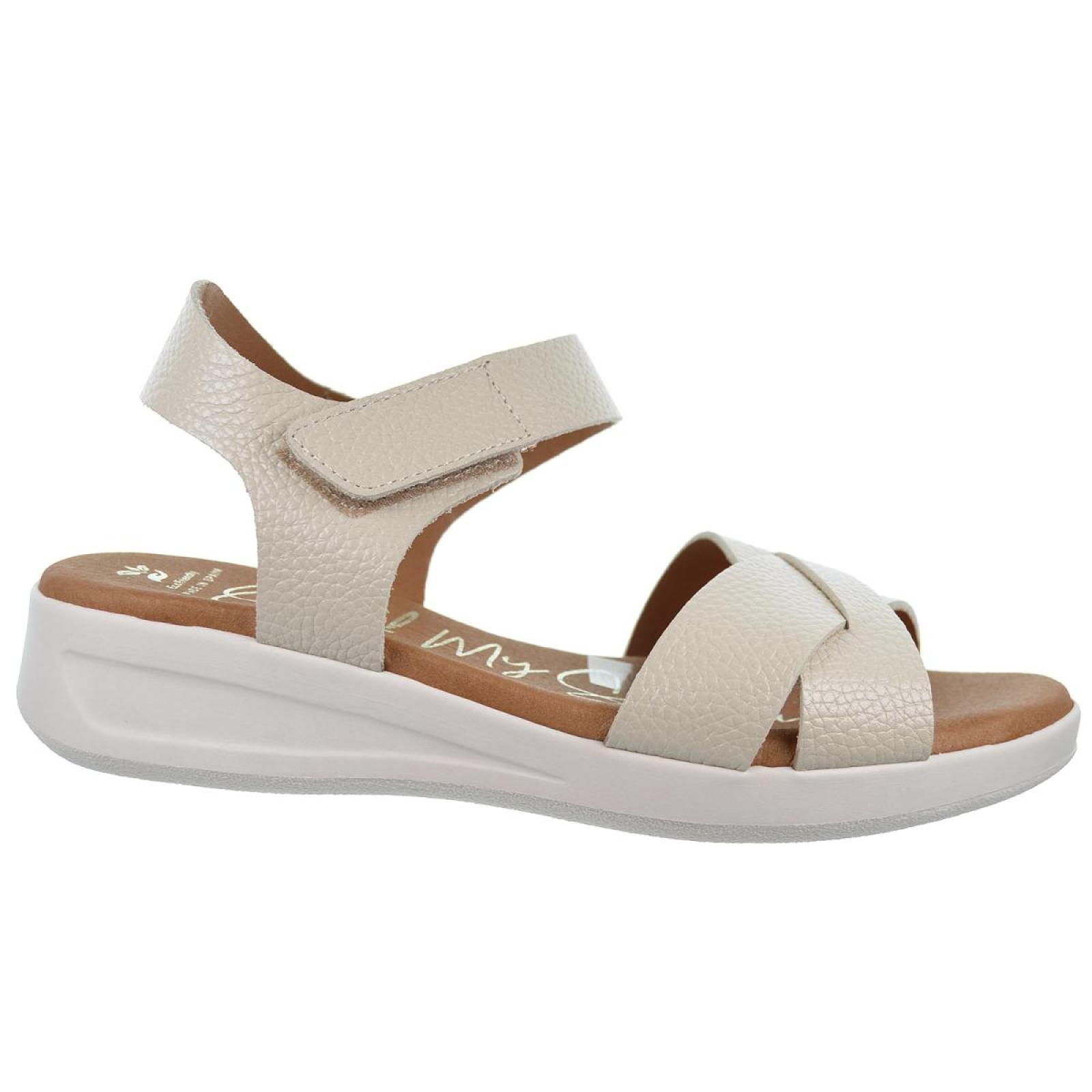 Oh My Sandals 5413 Sandalia Piel Plataforma y Cuña Mujer