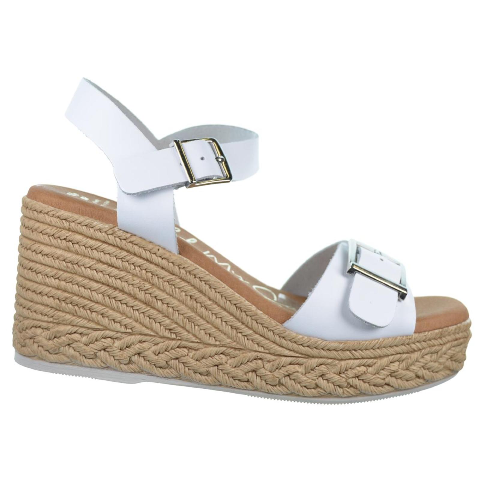 Oh My Sandals 5459 Sandalia Piel Cuña Plataforma Mujer